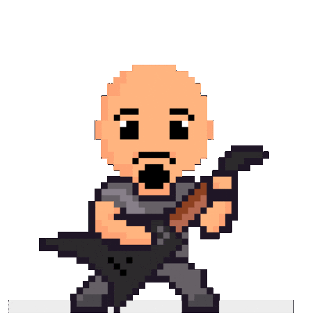 Pixel Rock Sticker
