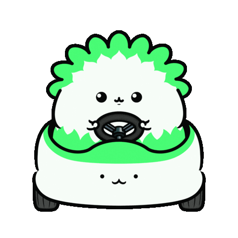 Car Driving Sticker