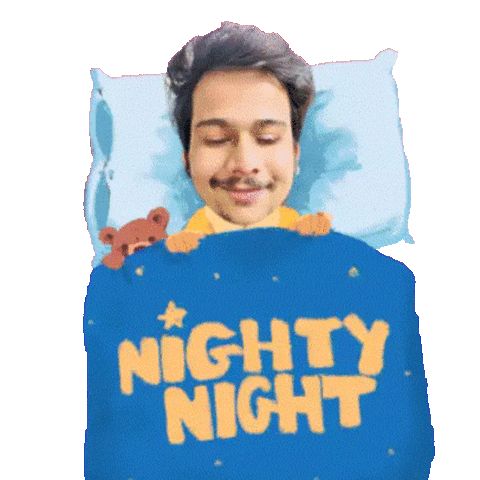 Good Night Sticker by Lucky Gupta