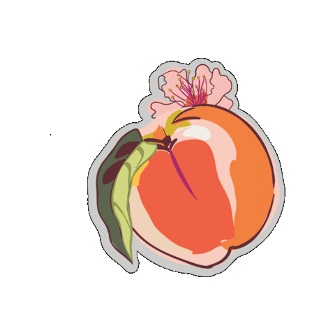 Bath And Body Works Peach Sticker by Bath & Body Works Asia Australia