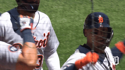 Excited Detroit Tigers GIF by MLB - Find & Share on GIPHY