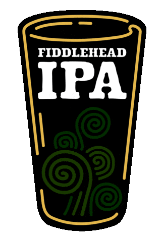 Neon Shelburne Sticker by Fiddlehead Brewing Company