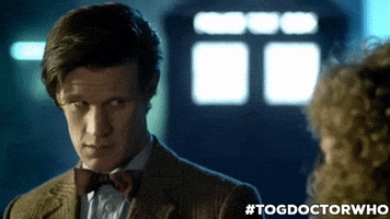 Shocked Doctor Who GIF by Temple Of Geek