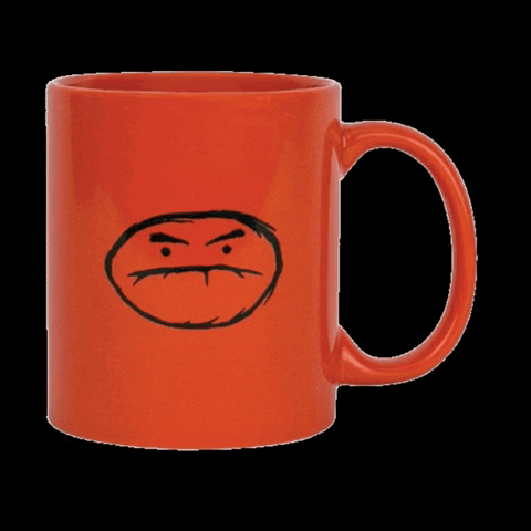 cafegrumpy coffee wake up mug caffeine GIF