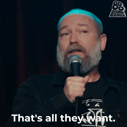 Stand Up Comedy GIF by 800 Pound Gorilla Media