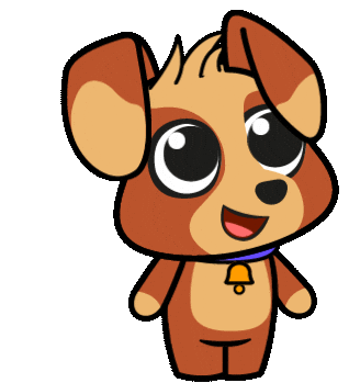 Dog Moka Sticker by Tiny Minies