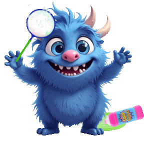 Blowing Bubbles Sticker