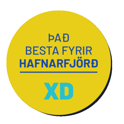 Sjálfstæðisflokkurinn í Hafnarfirði Sticker