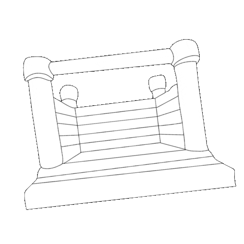 Bouncehouse Sticker by Haus Party Co.