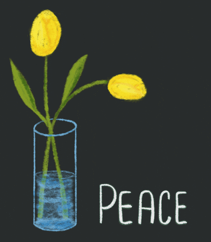 Relaxing Inner Peace GIF by Babybluecat - Find & Share on GIPHY