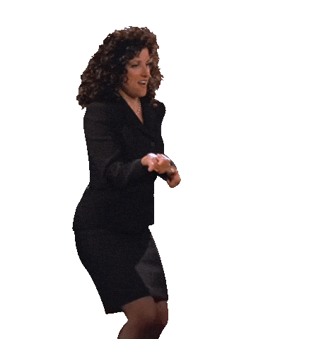 Happy Julia Louis Dreyfus Sticker by Bell Brothers