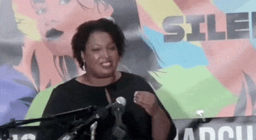 Stacey Abrams Protest GIF by GIPHY News