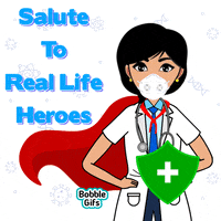 Hero Doctors GIF by Bobble