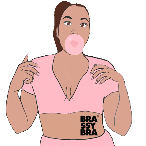 bra boobtape Sticker by Brassybra