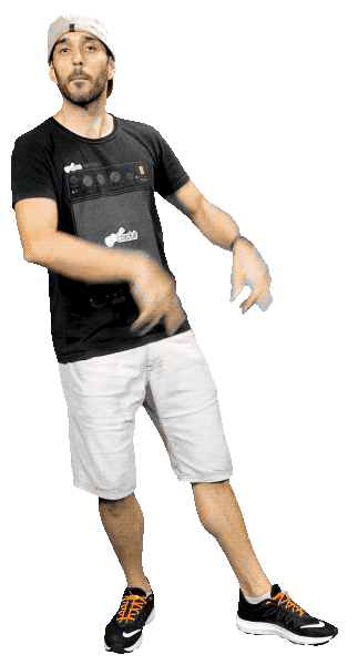 Olha Aqui To The Right Sticker by Cifra Club