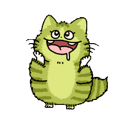 Happy Cat Sticker