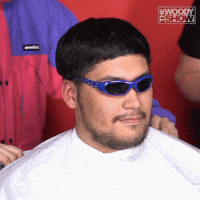 Hair Sunglasses GIF by The Woody Show