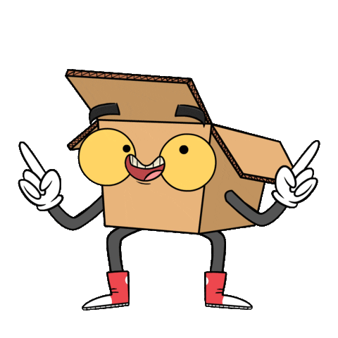 Stand Up Sticker by LaCajaPopular