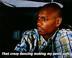 dancing reactiongifs miley cyrus crazy dave chappelle - 200_s