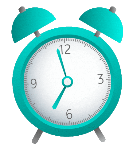 Clock Timeout Sticker by Puntotecdesign