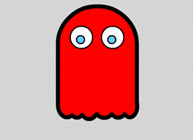 pac man ghost GIF
