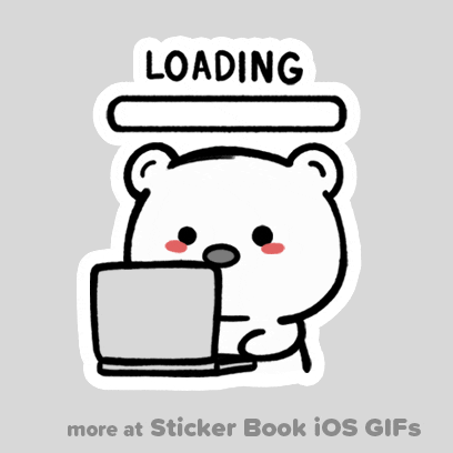 Polar Bear Waiting GIF by Sticker Book iOS GIFs