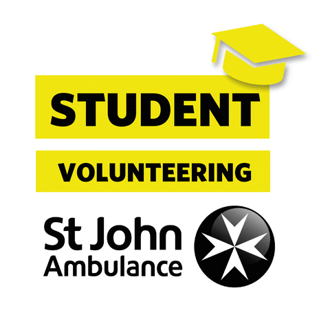 St John Ambulance Student Volunteering GIF