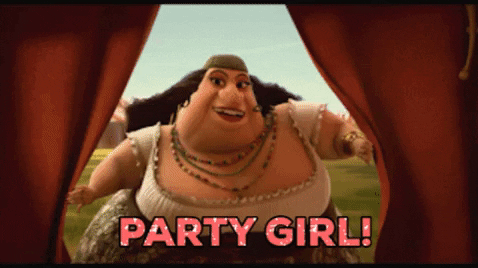 party-girl meme gif