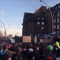 G20 Protesters March Through Hamburg