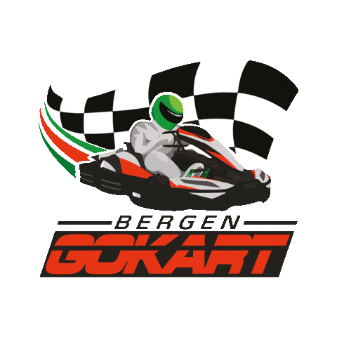 Bergen Gokart Sticker