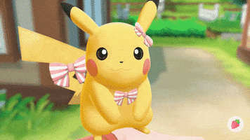 Playing Pokemon Lets Go Pikachu GIF by Pokémon