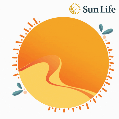 Sunshine Sunbathing GIF by Sun Life Indonesia