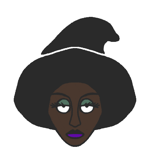 Halloween Witch Sticker