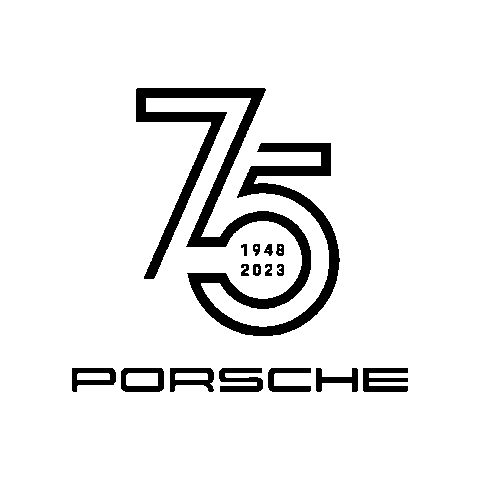 Porsche 75Th Sticker by Eng. Zakaria Dashti