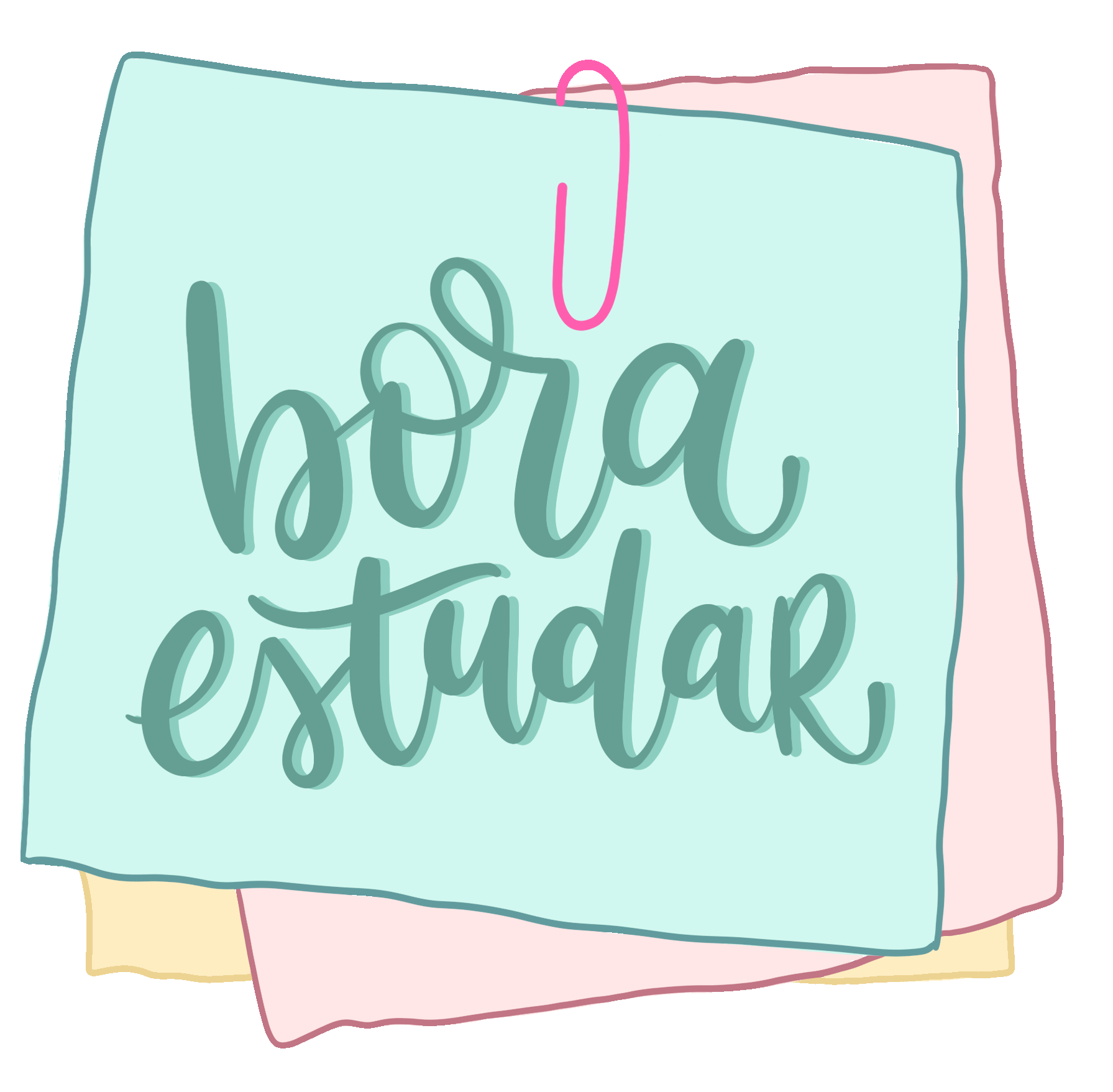 Studyanaluiza Bora Estudar Sticker for iOS & Android | GIPHY