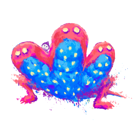 Monster Sticker by DigiCon6 ASIA