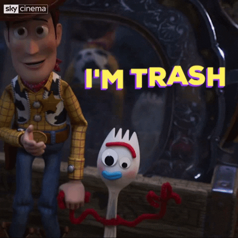 i am trash toy story