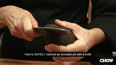 Knife Avocado GIF - Find & Share on GIPHY