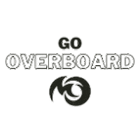 Overboard Brand Sticker