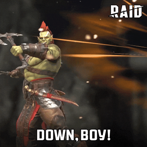 Knock Out Fighting GIF by Raid Shadow Legends