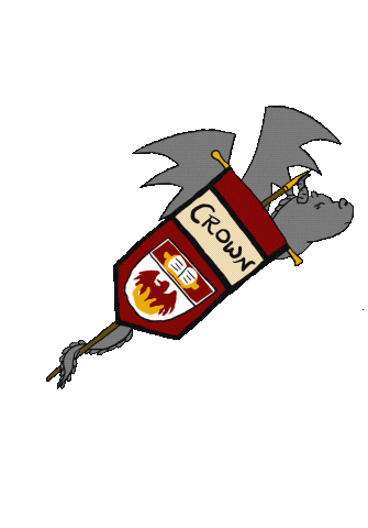 Crown Gargoyle Sticker by UChicagoGRAD