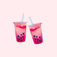Bubble Tea Ice Coffee GIF by Color Snack Creative Studio