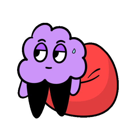 Tired Sticker