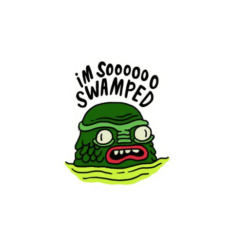 Tired Sticker