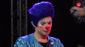 Too Much Clown GIF by BuzzFeed