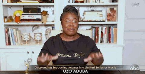 Uzo Aduba Mom GIF by Emmys - Find & Share on GIPHY