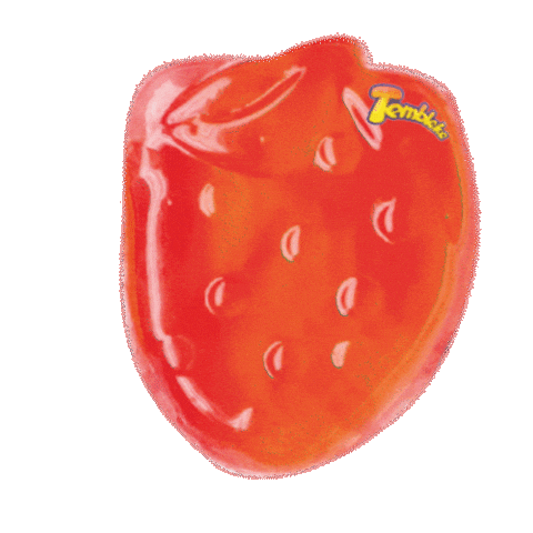 Strawberry Frutilla Sticker by Golosinas Tembleke