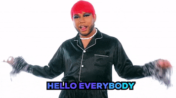 Drag Queen Hello GIF by Hoshi Joell