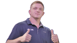 Dewey Beach Thumbs Up Sticker by The Starboard