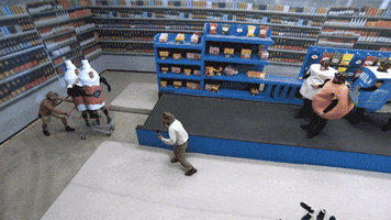 shopping cart fall over GIF by Old Spice